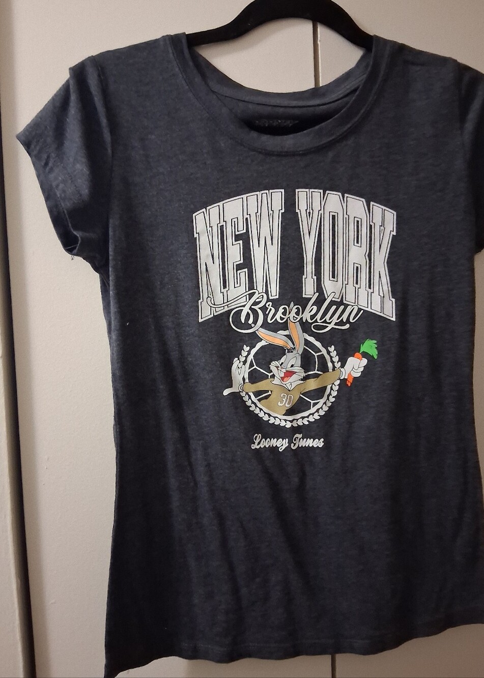 Warner Bros. Charcoal New York Brooklyn Looney Tunes Tee